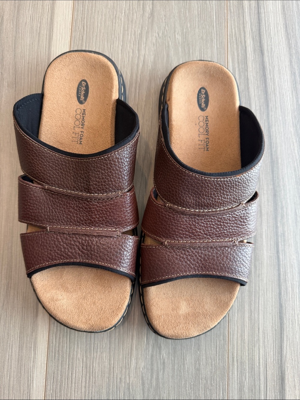 Dr. Scholl's Men's Gordon Brown Slide Sandals Size 10